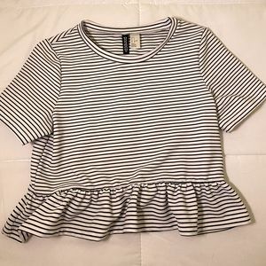 Black stripped shirt